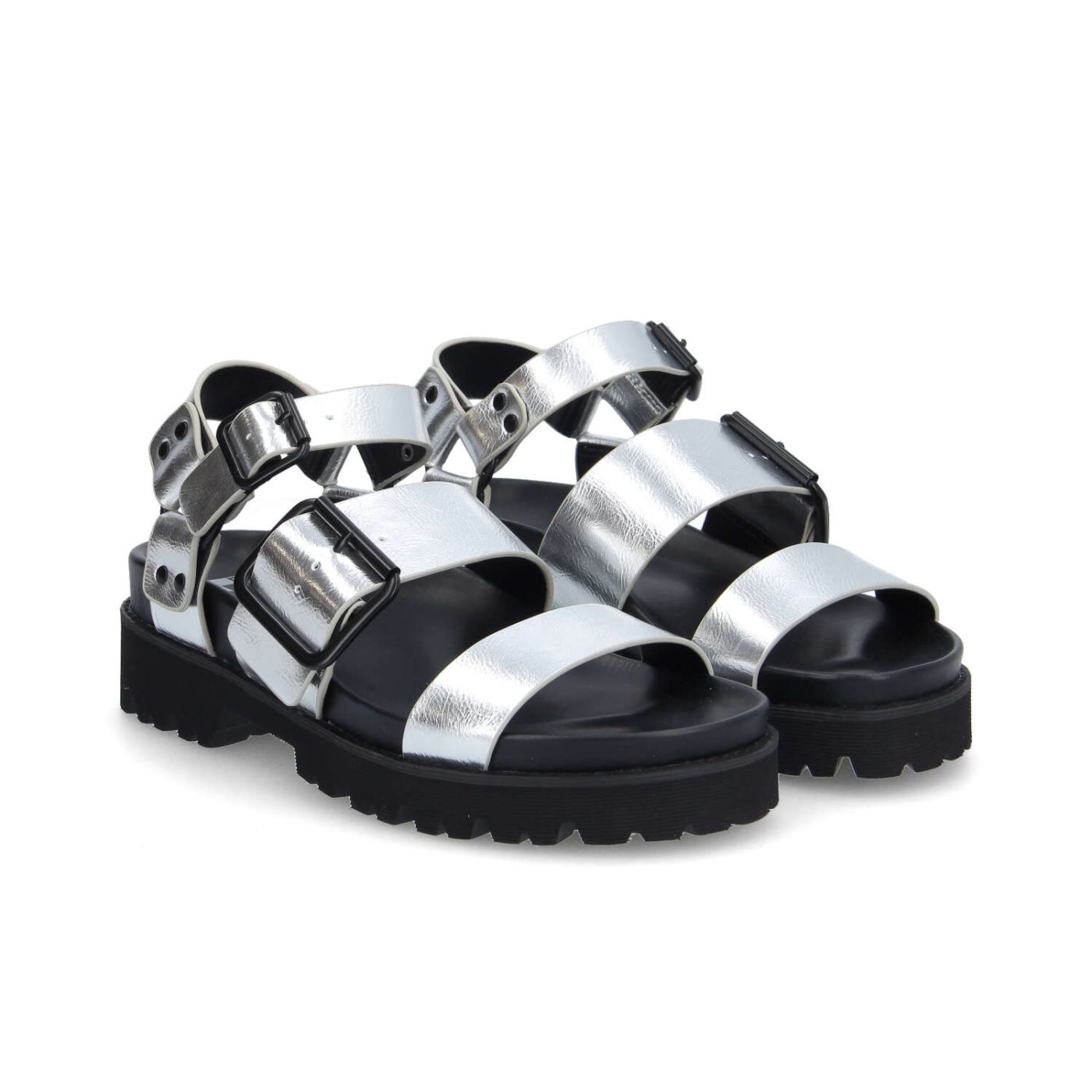 JUNE ANKLE W - METAL - ARGENTO